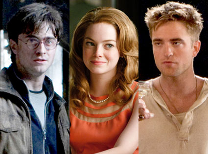 Daniel Radcliffe, Harry Potter, Emma Stone, The Help, Robert Pattinson, Water for Elephants Daniel Radcliffe, Harry Potter, Emma Stone, The Help, Robert Pattinson, Water for Elephants